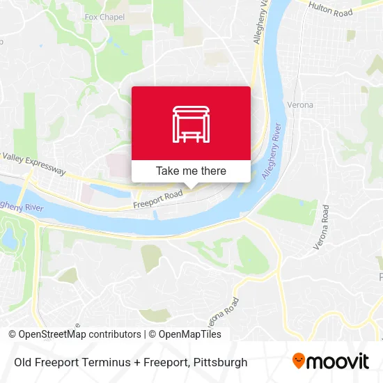 Old Freeport Terminus + Freeport map