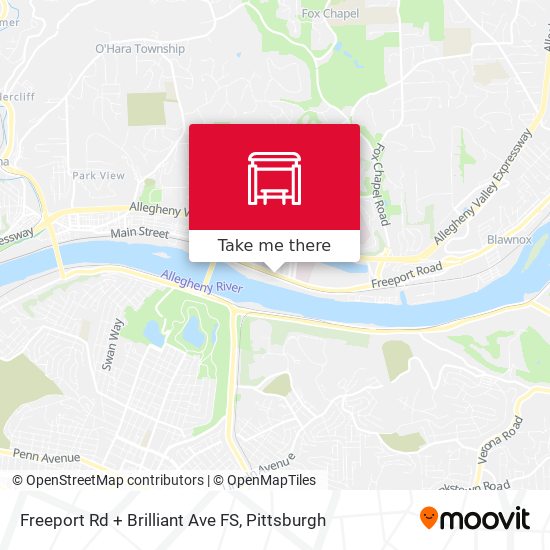 Freeport Rd + Brilliant Ave FS map