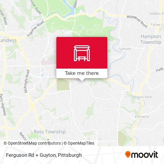 Mapa de Ferguson Rd + Guyton