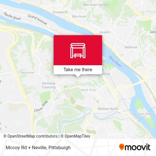 Mccoy Rd + Neville map