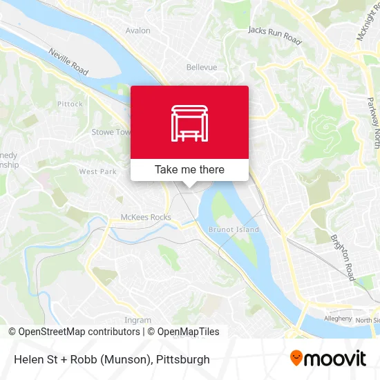 Helen St + Robb (Munson) map