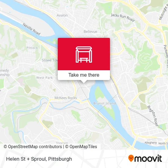 Helen St + Sproul map