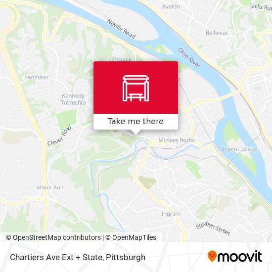 Mapa de Chartiers Ave Ext + State