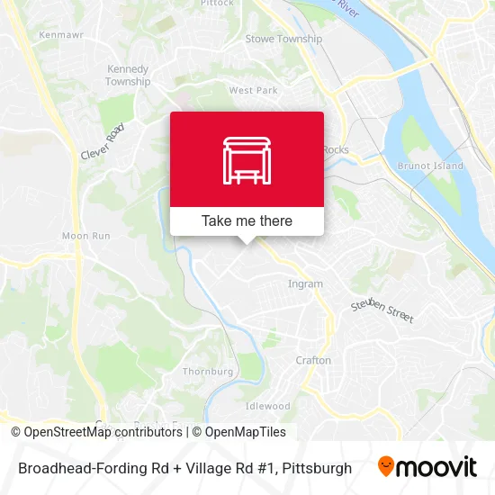 Mapa de Broadhead-Fording Rd + Village Rd #1