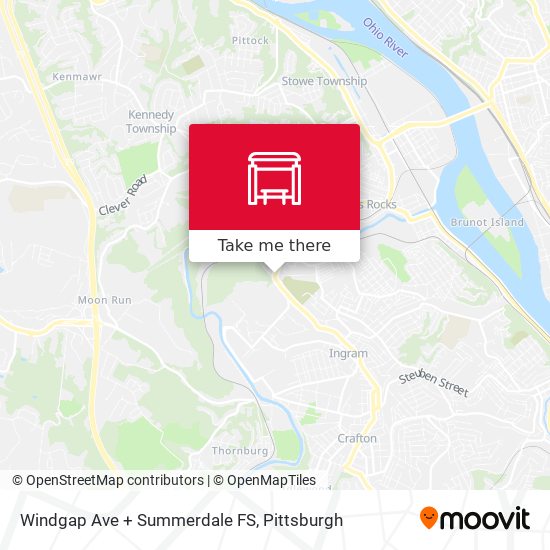 Windgap Ave + Summerdale FS map
