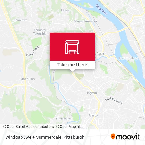 Windgap Ave + Summerdale map