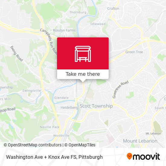 Washington Ave + Knox Ave FS map