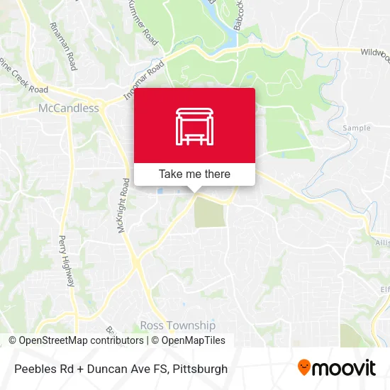 Peebles Rd + Duncan Ave FS map