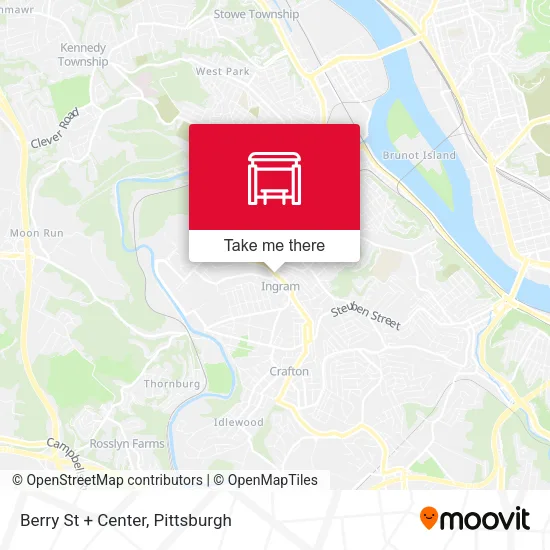 Mapa de Berry St + Center
