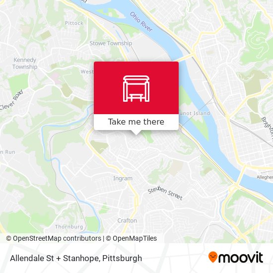 Mapa de Allendale St + Stanhope
