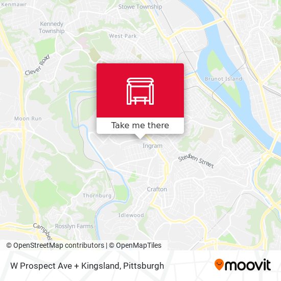 Mapa de W Prospect Ave + Kingsland