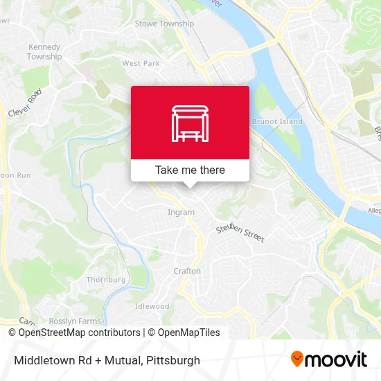 Middletown Rd + Mutual map