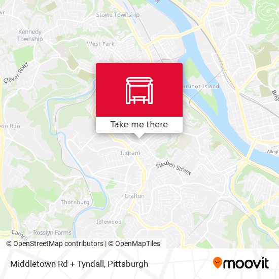 Mapa de Middletown Rd + Tyndall