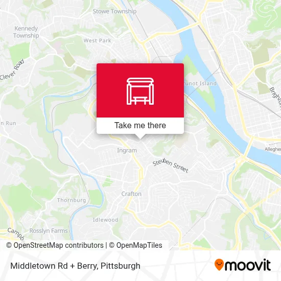 Middletown Rd + Berry map