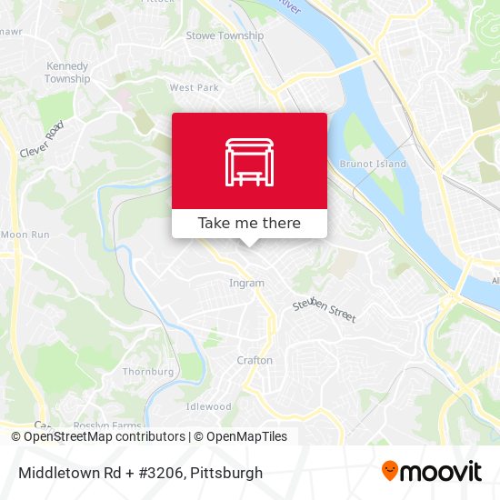 Mapa de Middletown Rd + #3206