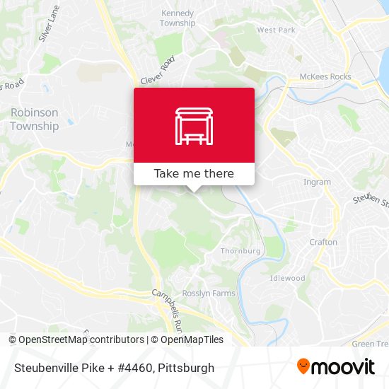 Steubenville Pike + #4460 map