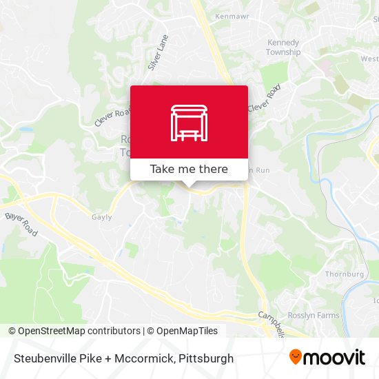 Mapa de Steubenville Pike + Mccormick