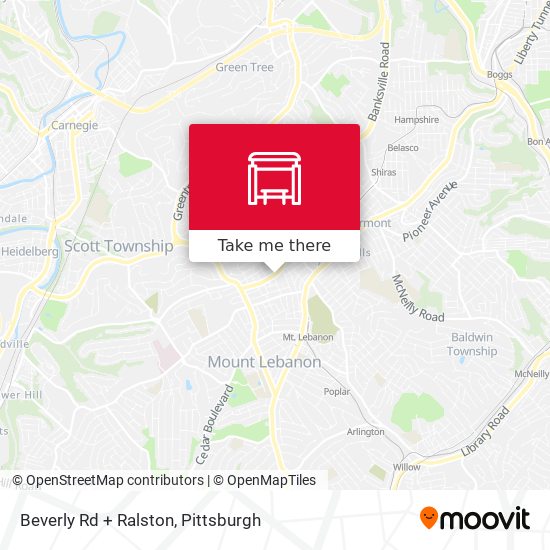 Mapa de Beverly Rd + Ralston