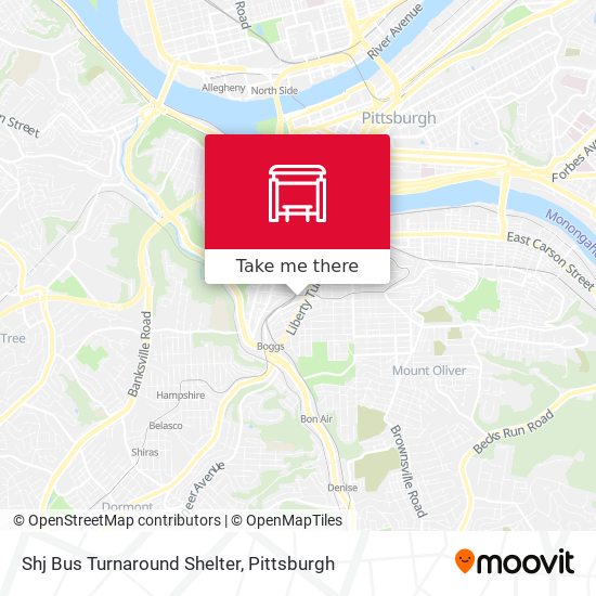 Mapa de Shj Bus Turnaround Shelter