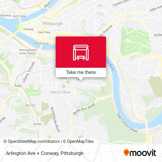 Mapa de Arlington Ave + Conway