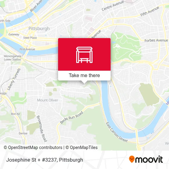 Josephine St + #3237 map