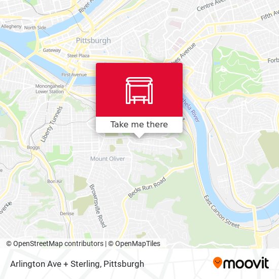 Mapa de Arlington Ave + Sterling