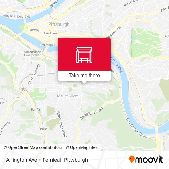Mapa de Arlington Ave + Fernleaf