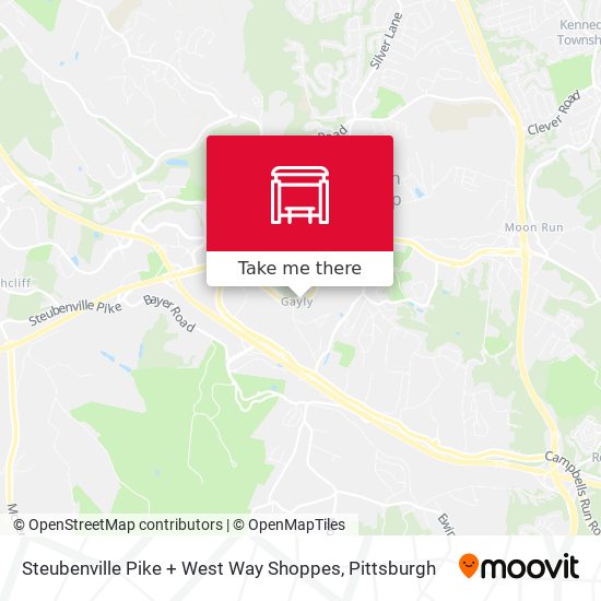 Mapa de Steubenville Pike + West Way Shoppes