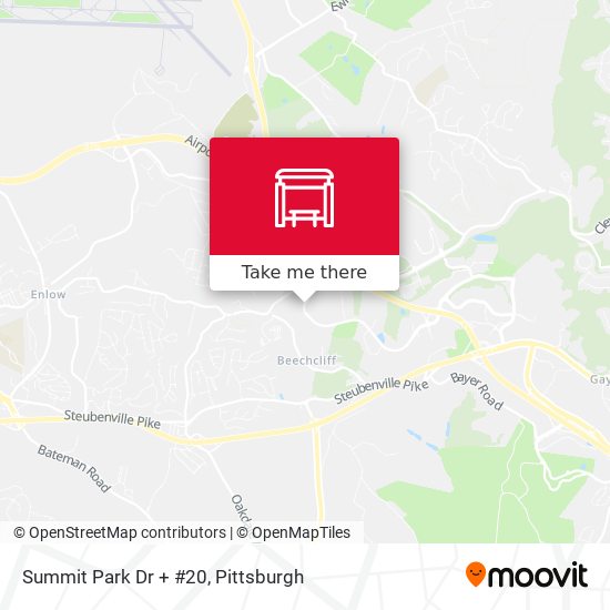 Summit Park Dr + #20 map