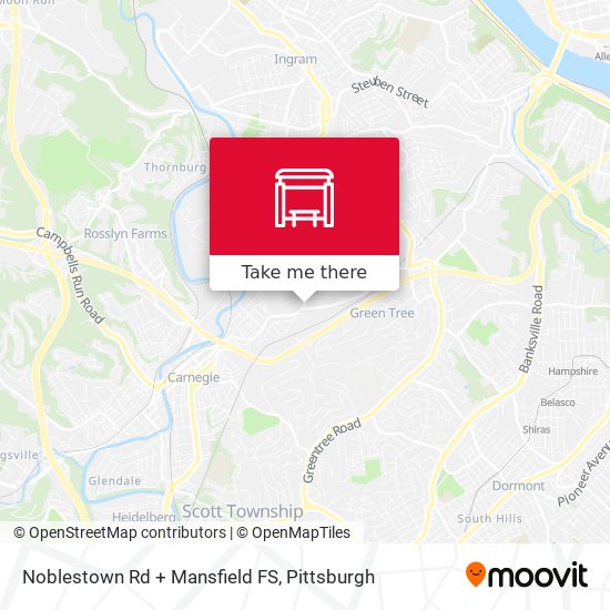 Mapa de Noblestown Rd + Mansfield FS