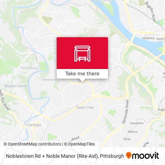 Mapa de Noblestown Rd + Noble Manor (Rite Aid)