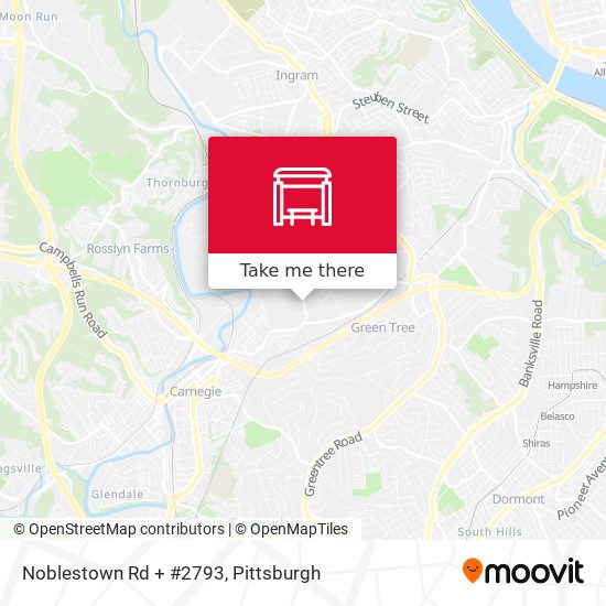 Mapa de Noblestown Rd + #2793