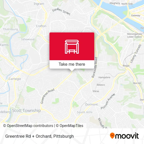 Mapa de Greentree Rd + Orchard