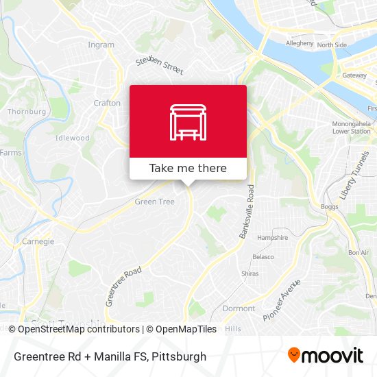 Greentree Rd + Manilla FS map