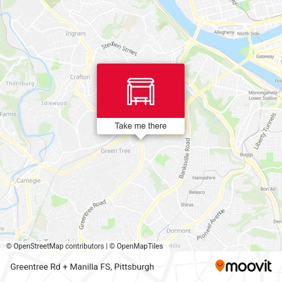 Greentree Rd + Manilla FS map