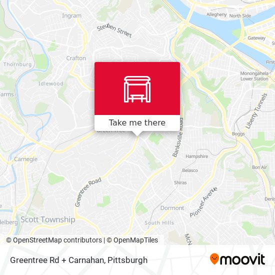 Greentree Rd + Carnahan map