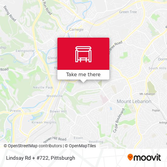 Mapa de Lindsay Rd + #722