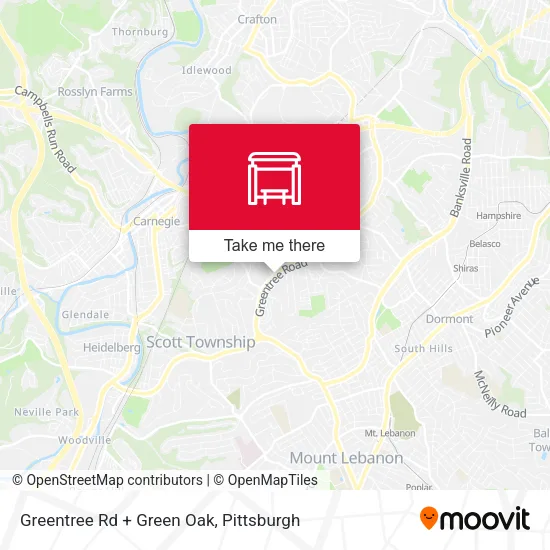 Mapa de Greentree Rd + Green Oak