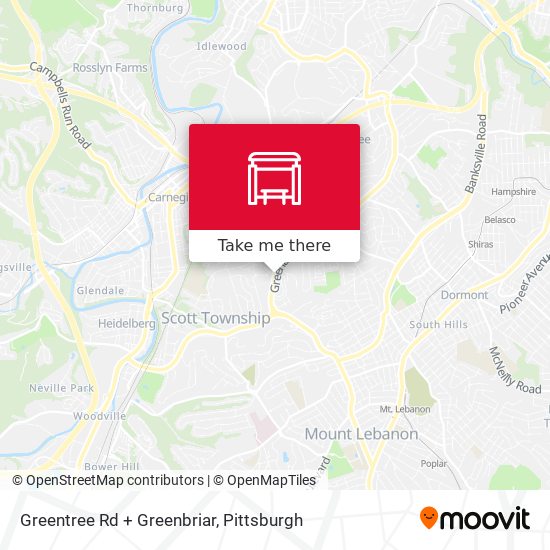 Mapa de Greentree Rd + Greenbriar