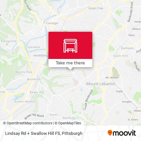 Lindsay Rd + Swallow Hill FS map