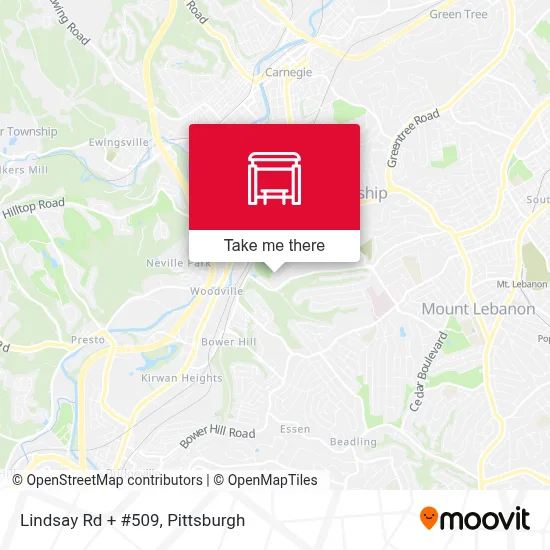 Lindsay Rd + #509 map