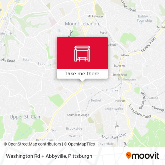 Mapa de Washington Rd + Abbyville