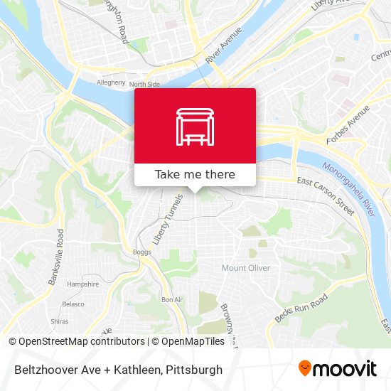 Mapa de Beltzhoover Ave + Kathleen