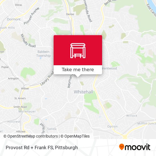 Provost Rd + Frank FS map