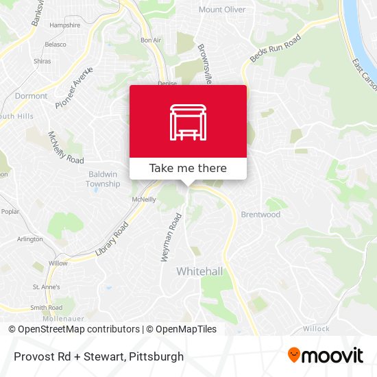 Mapa de Provost Rd + Stewart