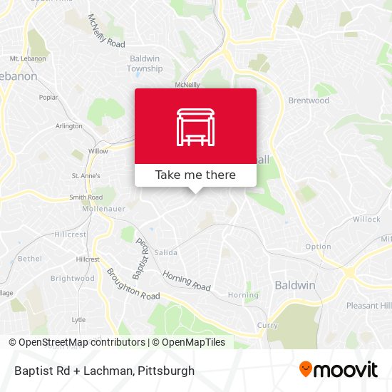 Baptist Rd + Lachman map