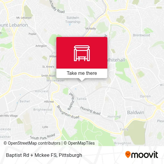 Baptist Rd + Mckee FS map