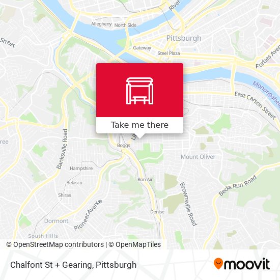 Chalfont St + Gearing map