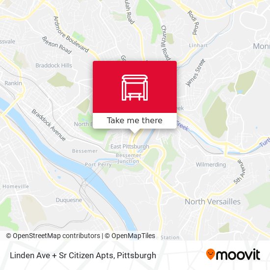 Mapa de Linden Ave + Sr Citizen Apts