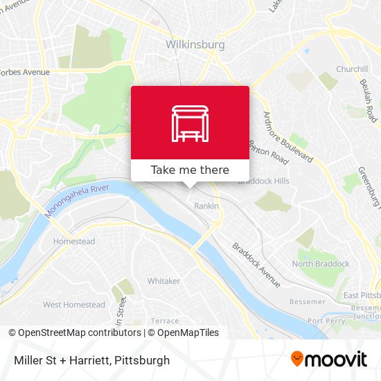 Mapa de Miller St + Harriett